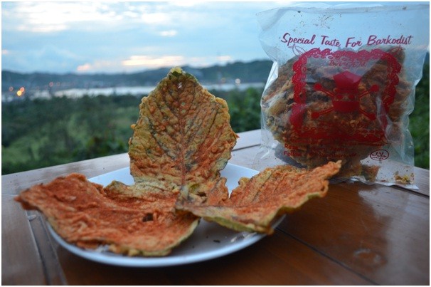 keripik bayam